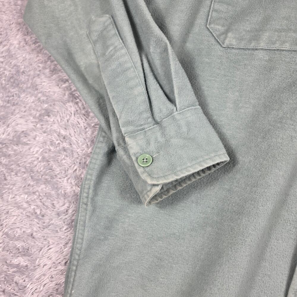 Vintage L.L. Bean Men's Chamois Cloth Button Down Shirt - Picture 5 of 7